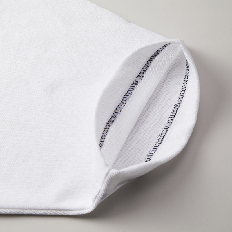 4208-01,4411-01　001 ホワイト　縫い合わせ　※実際の商品の縫製糸はボディ同色です。