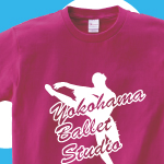 バレエのレッスンTシャツ1